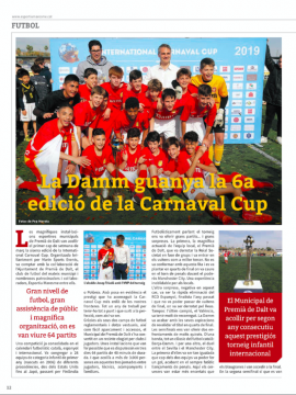 La Damm guanya la 6a edició de la Carnaval Cup